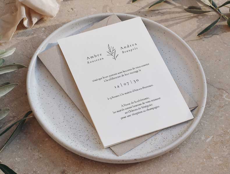Quand envoyer les faires parts de mariage ?